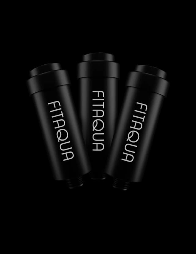 Dušifilter Fitaqua Black 3tk.